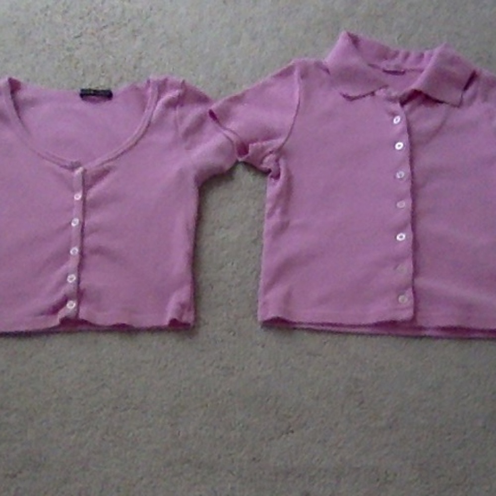 2 pink Brandy Melville tops